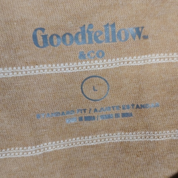 Goodfellow & co mens v neck short sleeved shirt size large - Picture 2 of 7